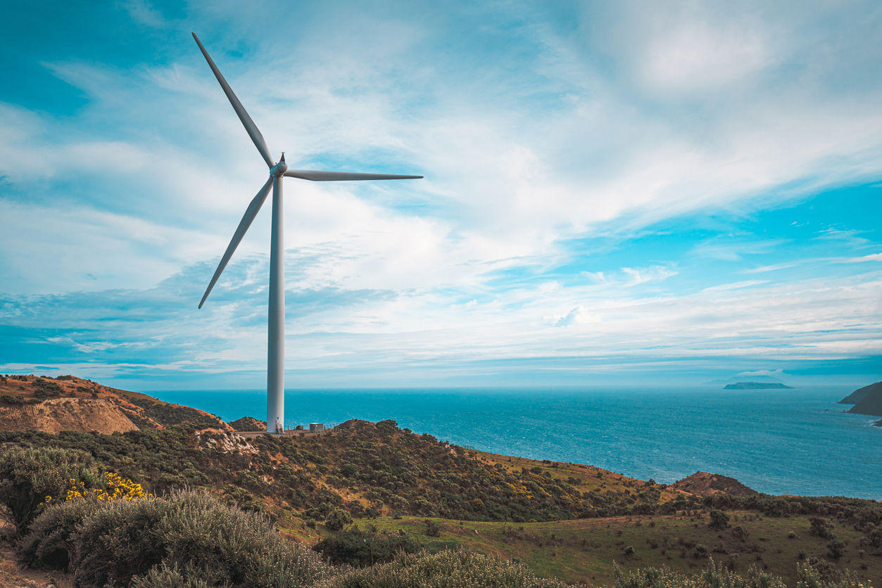 Renewable energy - wind turbine  Renewable energy - wind turbine